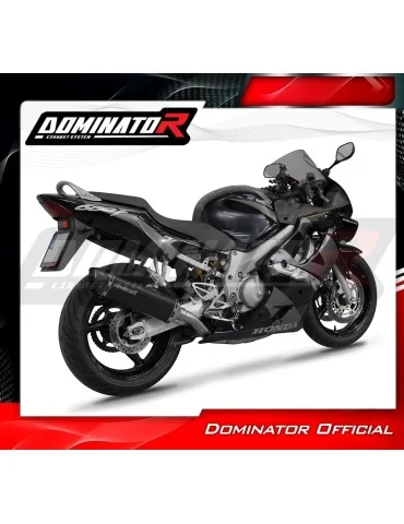 Silencieux slip-on Dominator HP6 Noir pour Honda CBR 600 F4i (2001-2006)