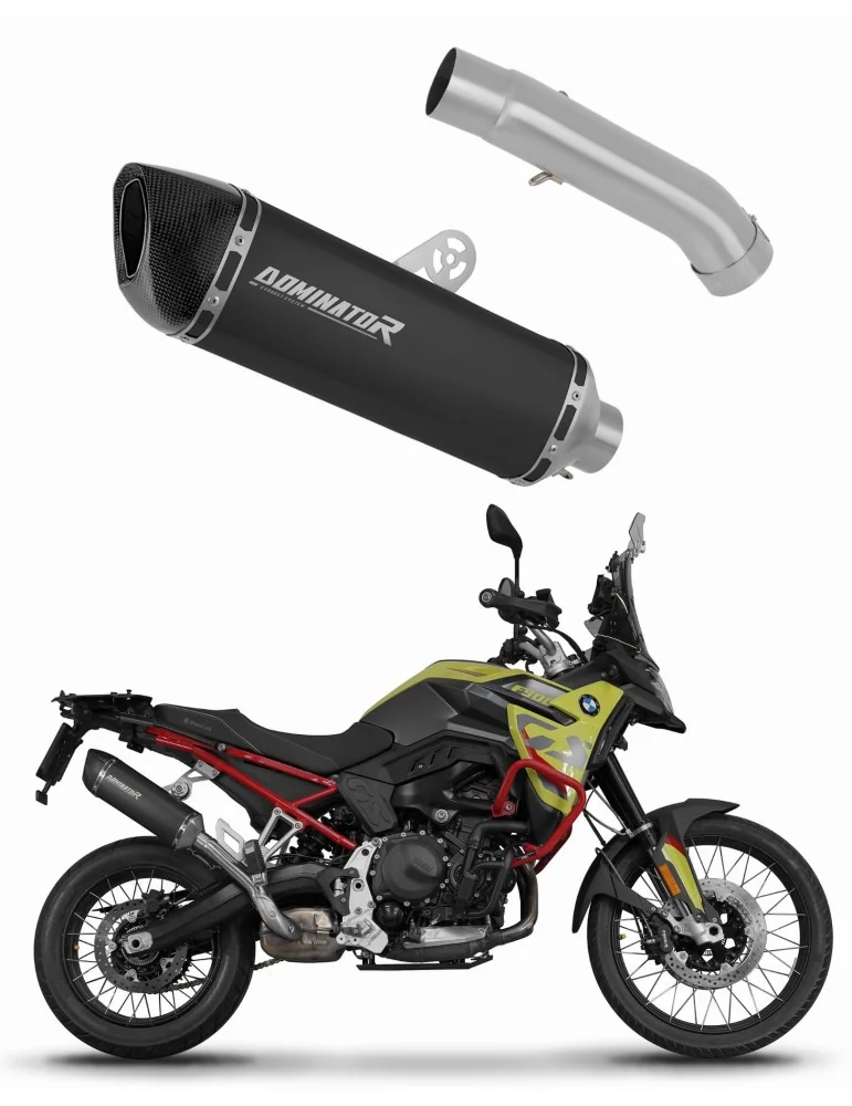 Silencieux slip-on Dominator HP6 Noir pour BMW F900 GS (2024-2026)