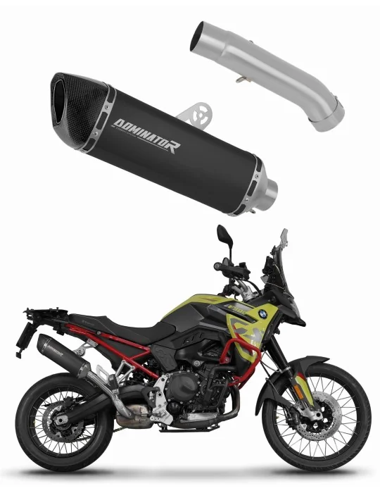 Silencieux slip-on Dominator HP6 Noir pour BMW F900 GS 2024-2026, vue 1
