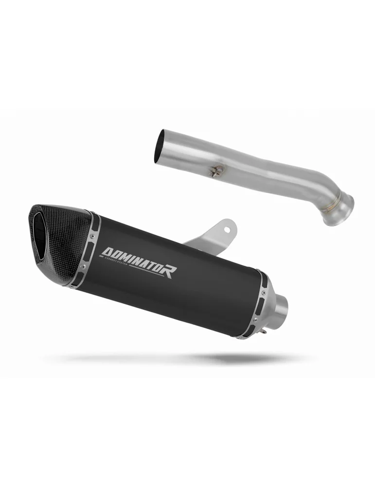 Silencieux slip-on Dominator HP6 Noir pour Husqvarna Norden 901 (2022-2025)