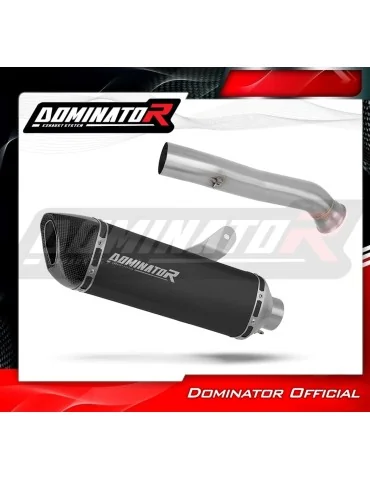 Silencieux slip-on Dominator HP6 Noir pour Husqvarna Norden 901 (2022-2025)