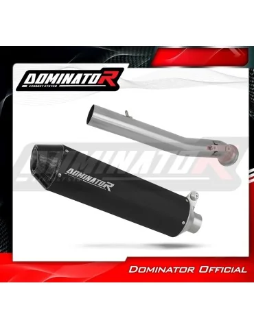 Silencieux slip-on Dominator MX2 Noir pour CF Moto 800 MT Explore / Sport / Touring (2022-2025)