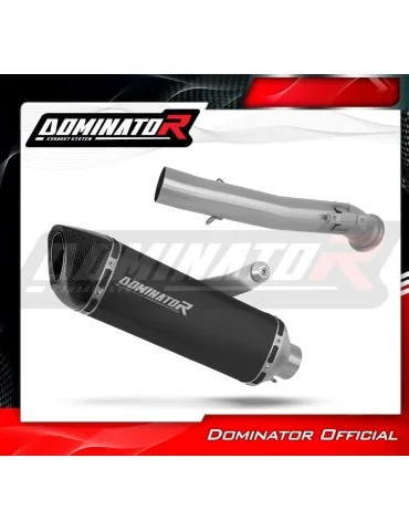 Silencieux slip-on Dominator HP6 Noir pour CF Moto 800 MT Explore / Sport / Touring (2022-2025)