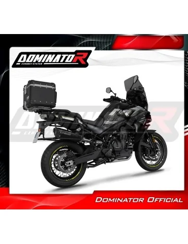 Silencieux slip-on Dominator HP6 Noir pour CF Moto 800 MT Explore / Sport / Touring (2022-2025)