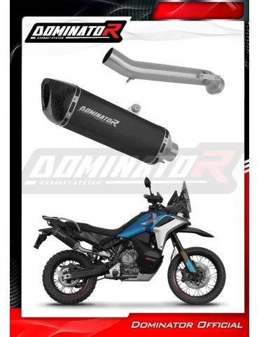 Silencieux slip-on Dominator HP6 Noir pour CF Moto 800 MT-X (2025)