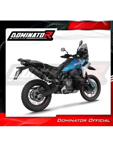 Silencieux slip-on Dominator HP6 Noir pour CF Moto 800 MT-X (2025)