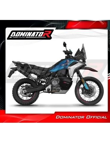 Silencieux slip-on Dominator HP6 Noir pour CF Moto 800 MT-X (2025)