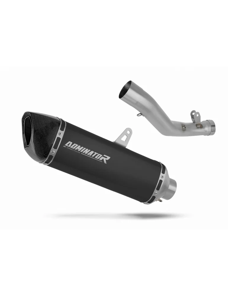 Silencieux slip-on Dominator HP6 Noir pour Suzuki GSXR 1000 K9 L0 L1 côté droit (2009-2011)