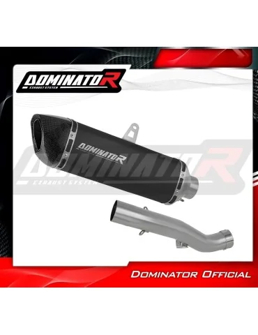 Silencieux slip-on Dominator HP6 Noir pour Honda VFR 1200X Crosstourer (2012-2020)
