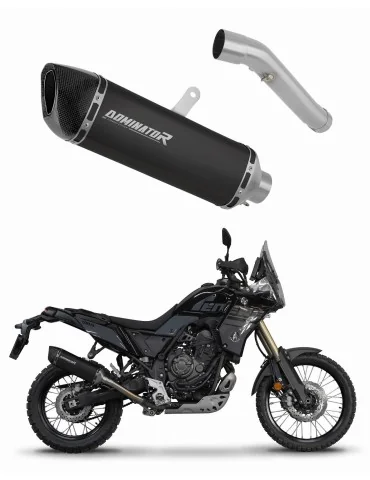 Silencieux slip-on Dominator HP6 Noir pour Yamaha Tenere 700 (2025-2026)
