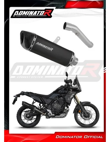 Silencieux slip-on Dominator HP6 Noir pour Yamaha Tenere 700 (2025-2026)