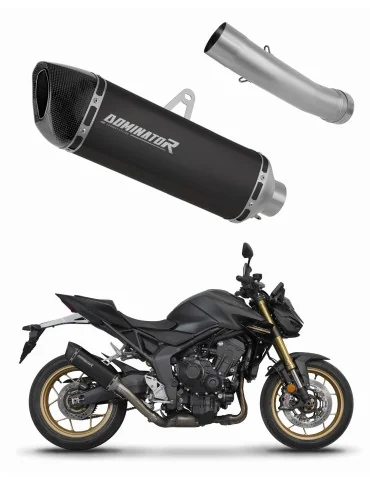 Silencieux slip-on Dominator HP6 Noir pour Honda CB 1000 Hornet / SP (2025)