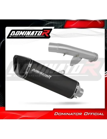 Silencieux slip-on Dominator HP6 Noir pour Honda CBR 600 F4 (1999-2000)