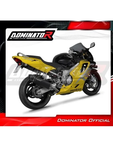 Silencieux slip-on Dominator HP6 Noir pour Honda CBR 600 F4 (1999-2000)