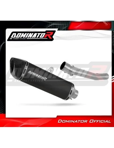 Silencieux slip-on homologué Dominator HP6 Noir pour Suzuki GSF Bandit N / S 600 (1995-1999)