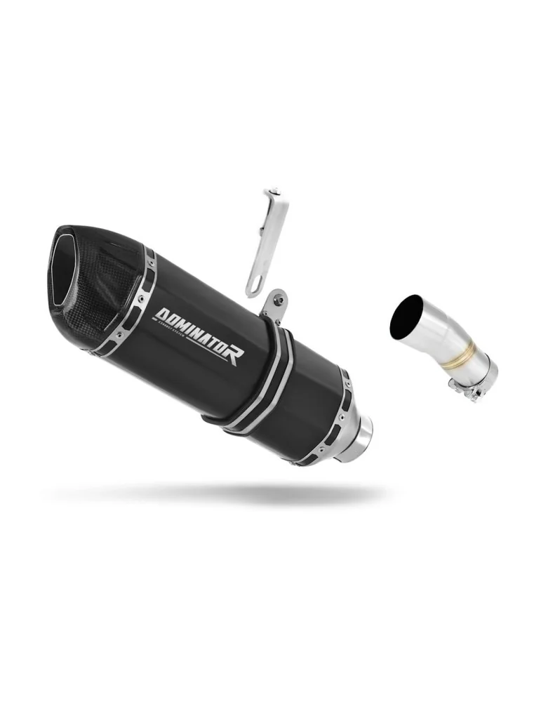Silencieux slip-on Dominator HP1 Noir pour Yamaha YZF R1 1000 RN49 (2017-2019)