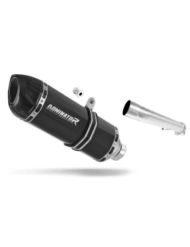 Silencieux slip-on Dominator HP1 Noir pour Yamaha FZS Fazer 1000 (2001-2005)