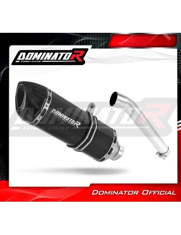 Silencieux slip-on Dominator HP1 Noir pour Yamaha FZR 600 (1994-1999)