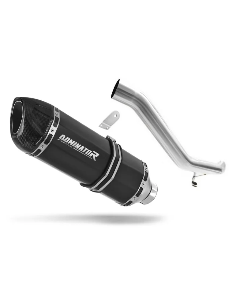 Silencieux slip-on Dominator HP1 Noir pour Triumph Tiger Explorer 1200 XC XR (2016-2017)