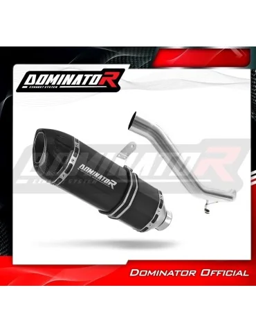 Silencieux slip-on Dominator HP1 Noir pour Triumph Tiger Explorer 1200 XC XR (2016-2017)