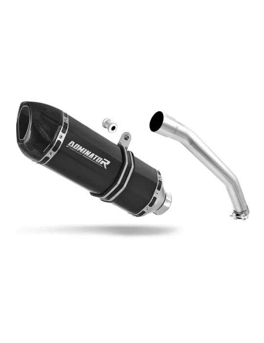 Silencieux slip-on Dominator HP1 Noir pour Triumph Tiger 900 T709 1999-2000, vue 1