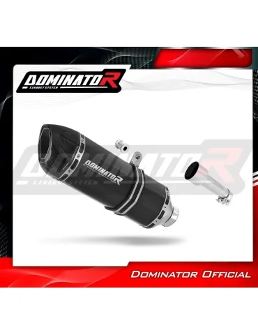 Silencieux slip-on Dominator HP1 Noir pour SYM Citycom 300i (2007-2014)