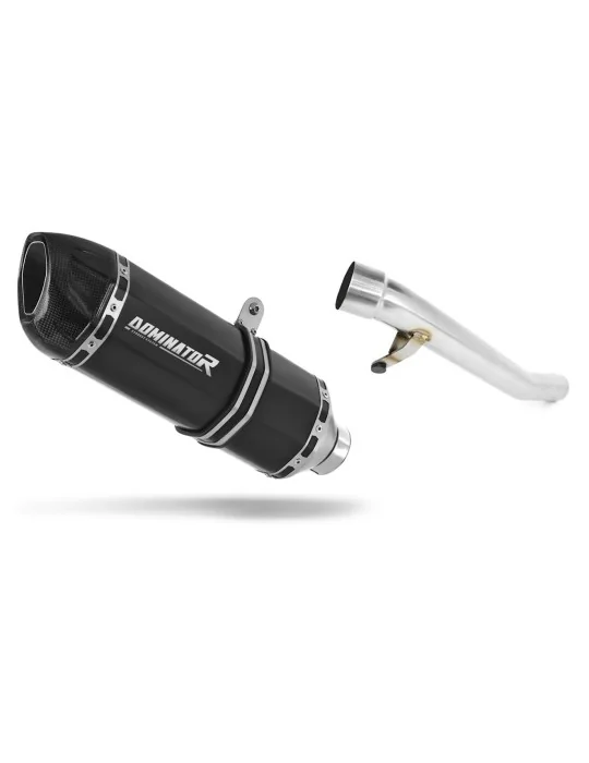 Silencieux slip-on Dominator HP1 Noir pour Suzuki GSX 1200 Inazuma, vue 1