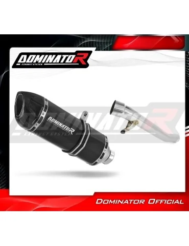Silencieux slip-on Dominator HP1 Noir pour Suzuki GSX 1200 Inazuma