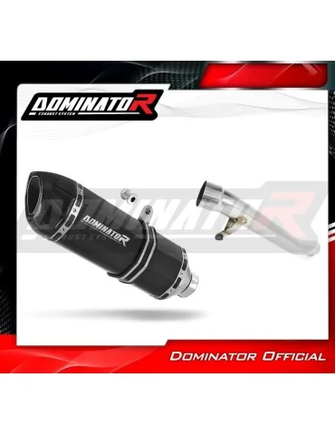 Silencieux slip-on Dominator HP1 Noir pour Suzuki GSF Bandit 1200 (2006-2007)