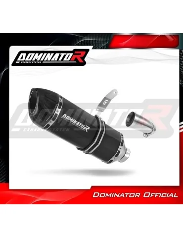 Silencieux slip-on Dominator HP1 Noir pour Suzuki GSXR 1000 L7 (2017-2020)