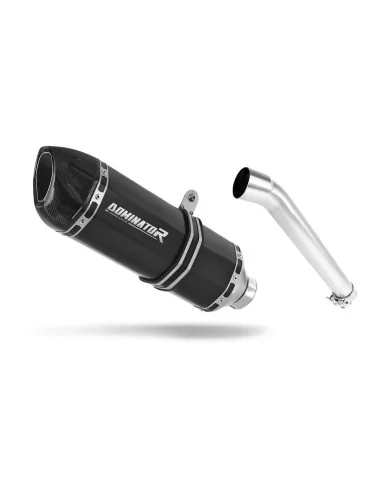Silencieux slip-on Dominator HP1 Noir pour Suzuki GSXR 1000 K5 K6 (2005-2006)