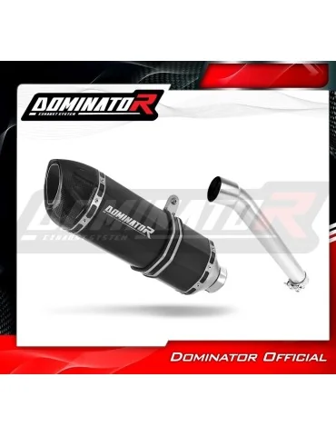 Silencieux slip-on Dominator HP1 Noir pour Suzuki GSXR 1000 K5 K6 (2005-2006)