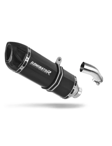 Silencieux slip-on Dominator HP1 Noir pour Suzuki GSXR 750 L1 L7 (2011-2017)
