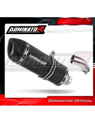 Silencieux slip-on Dominator HP1 Noir pour Suzuki GSXR 750 L1 L7 (2011-2017)
