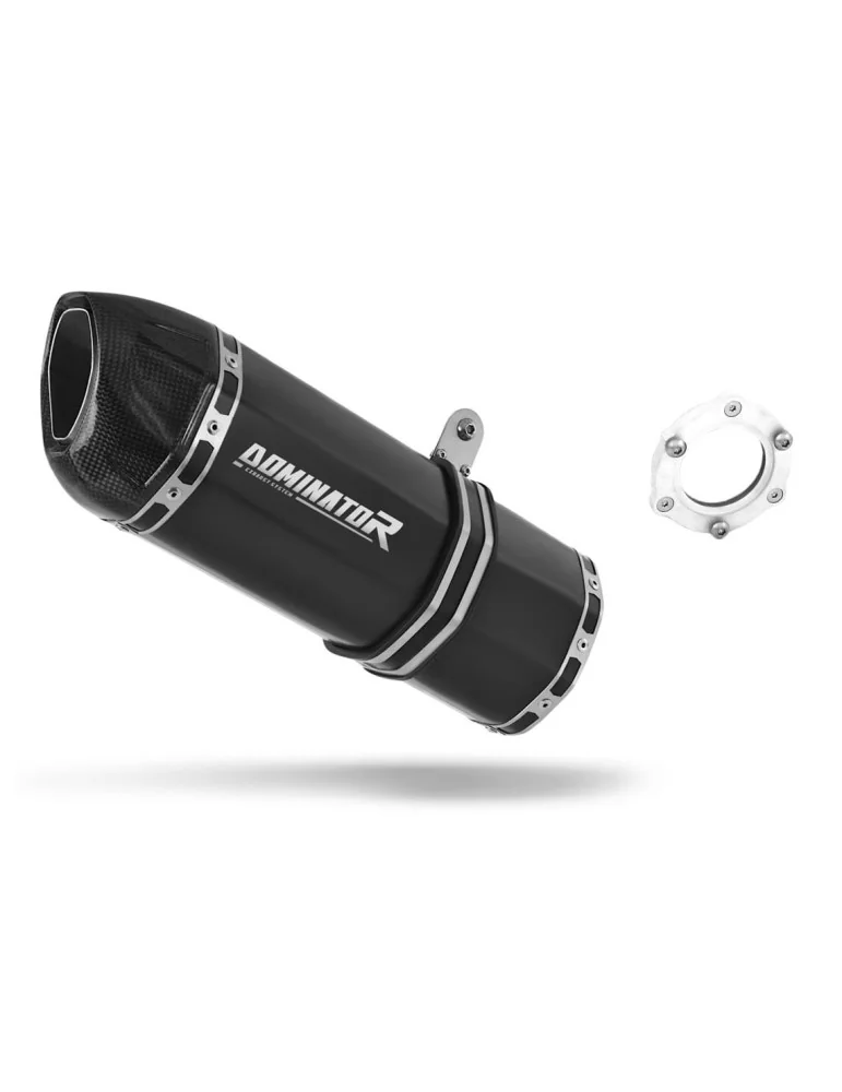Silencieux bolt-on Dominator HP1 Noir pour Suzuki GSXR 750 SRAD (1996-1999)