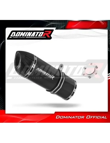 Silencieux bolt-on Dominator HP1 Noir pour Suzuki GSXR 750 SRAD (1996-1999)