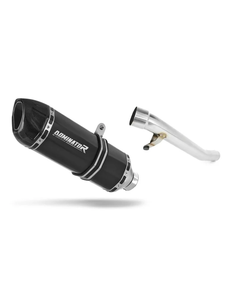 Silencieux slip-on Dominator HP1 Noir pour Suzuki GSX 750 Inazuma (1997-2003)