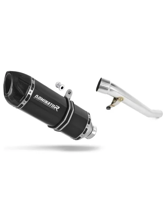 Silencieux slip-on Dominator HP1 Noir pour Suzuki GSF Bandit 750 1995-1999, vue 1