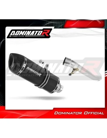 Silencieux slip-on Dominator HP1 Noir pour Suzuki GSF Bandit 750 (1995-1999)