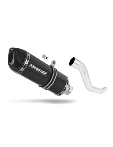 Silencieux slip-on Dominator HP1 Noir pour Suzuki XF 650 Freewind (1997-2003)