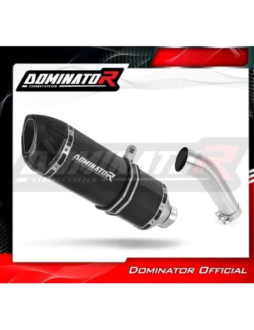 Silencieux slip-on Dominator HP1 Noir pour Suzuki SV 650 N (2003-2015)