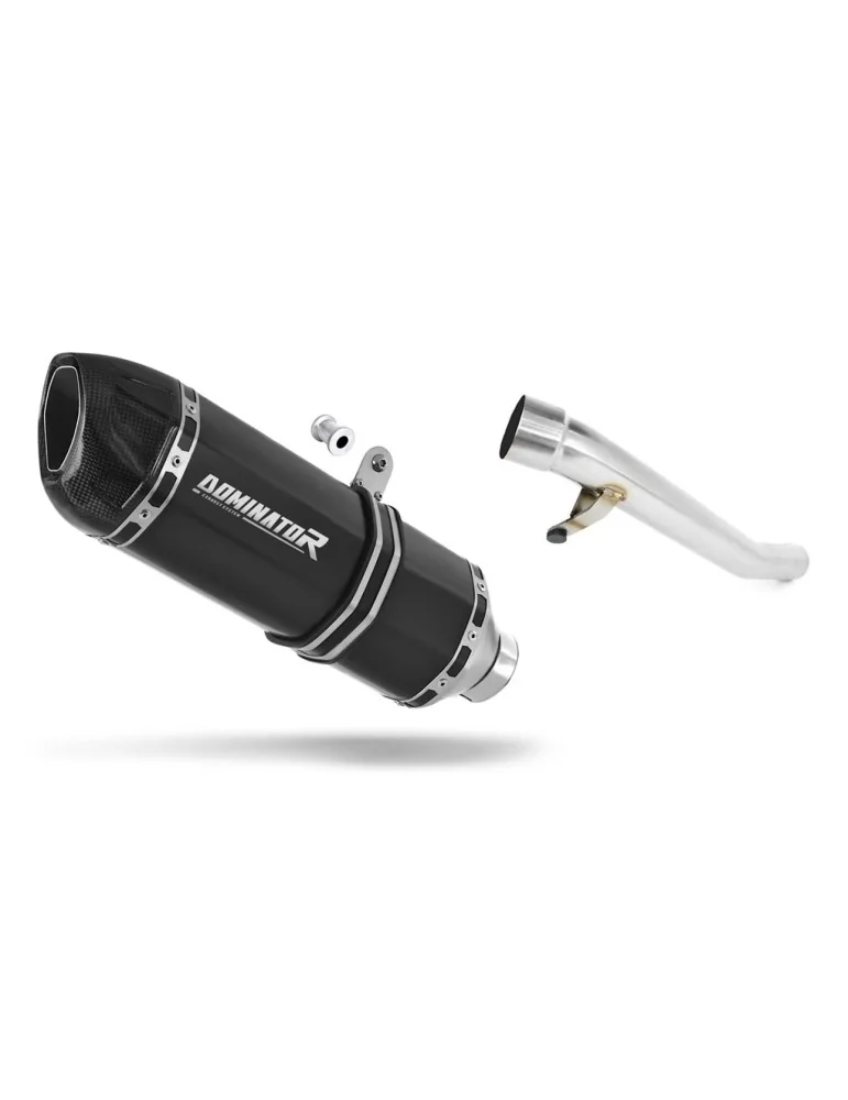 Silencieux slip-on Dominator HP1 Noir pour Suzuki GSF 650 Bandit N / S (2005-2006)