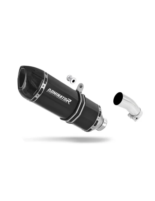 Silencieux slip-on Dominator HP1 Noir pour Suzuki Burgman 650 - 2012, vue 1
