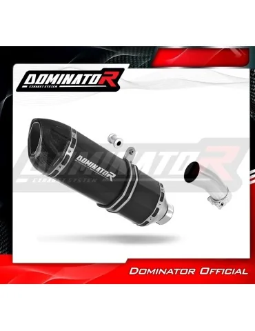Silencieux slip-on Dominator HP1 Noir pour Suzuki Burgman 650 - (2012)