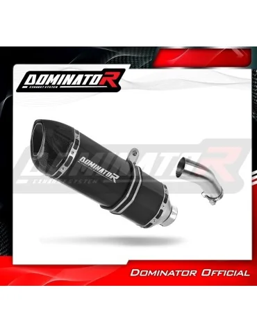 Silencieux slip-on Dominator HP1 Noir pour Suzuki GSXR 600 L1 L7 (2011-2017)