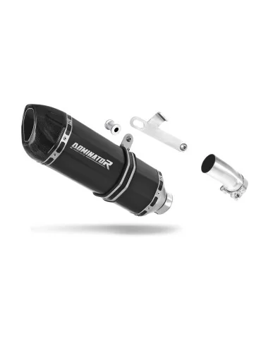 Silencieux slip-on Dominator HP1 Noir pour Suzuki GSF Bandit 400 (1996-1997)