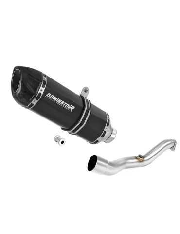 Silencieux slip-on Dominator HP1 Noir pour Suzuki Burgman 400 (2007-2016)
