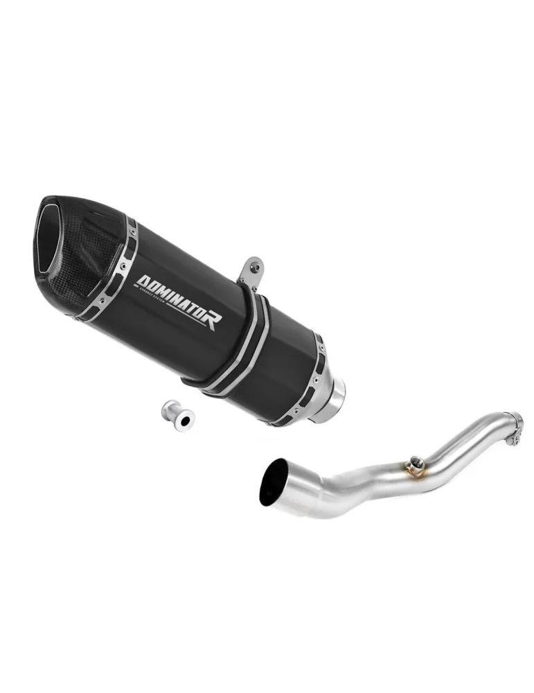 Silencieux slip-on Dominator HP1 Noir pour Suzuki Burgman 400 (2007-2016)