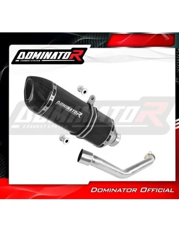 Silencieux slip-on Dominator HP1 Noir pour Suzuki Burgman 400 (2003-2006)