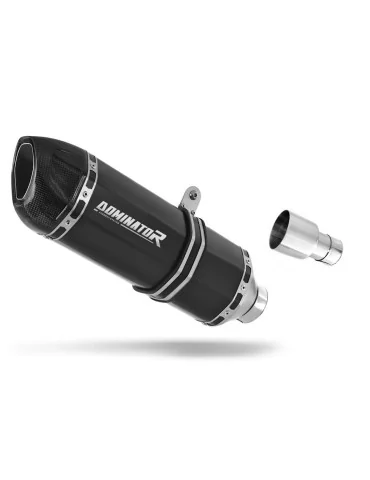 Silencieux slip-on Dominator HP1 Noir pour Piaggio X10 125 (2012-2016)